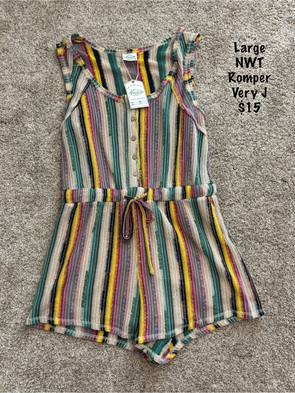 Stripe Romper
